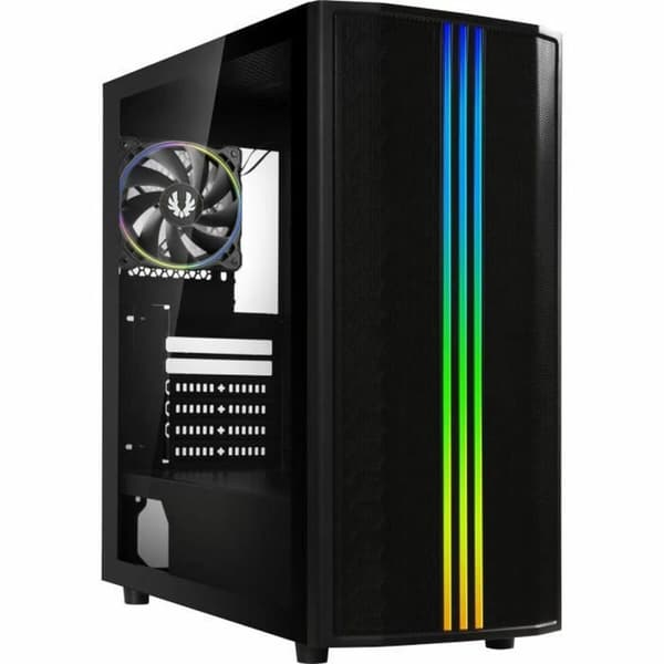 ATX Semi-tårn kasse BitFenix Saber Mesh FRGB Sort