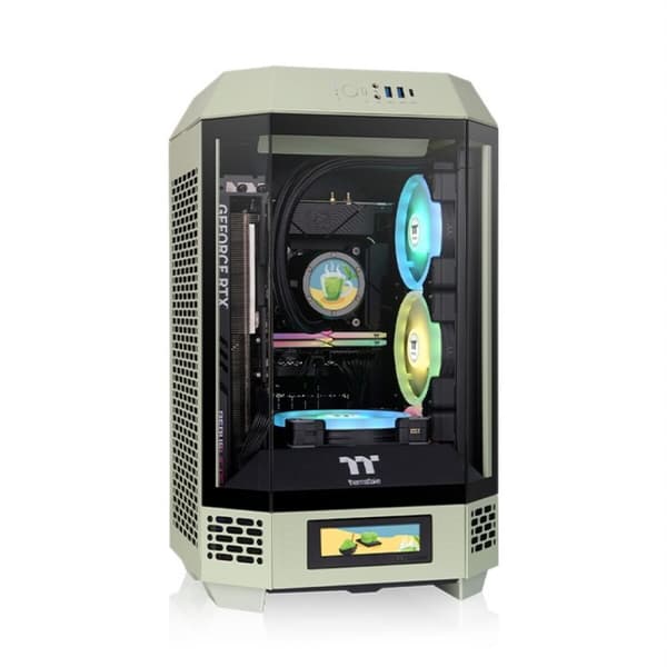 ATX Semi-tårn Boks THERMALTAKE The Tower 250 Grønn