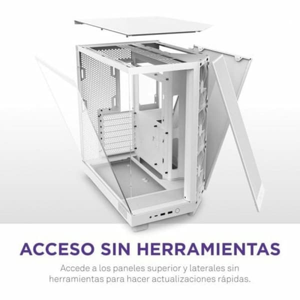 ATX Semi-tårn kasse NZXT Hvid