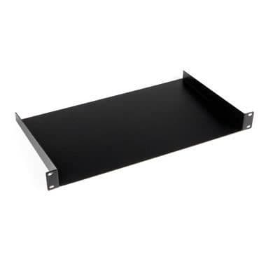 19" Rack 19" Fonestar Tray 19", metall och bultad front svart finish, vikt 1,6 kg