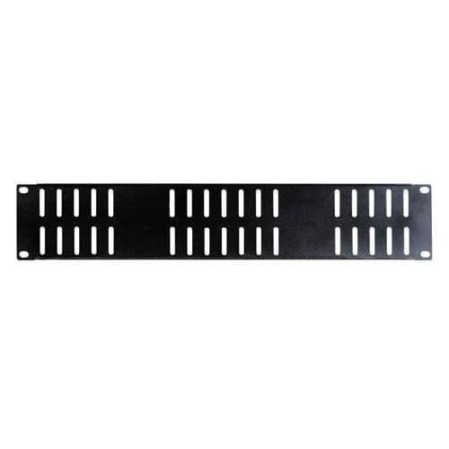Fonestar 2U perforerat 19" frontställ, med ventilationsöppningar, 483 x 89 mm
