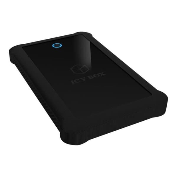 RAIDSONIC ICY BOX IB-233U3-B externt hölje - 2,5" - eSATA 6Gb/s - USB 3.0 - Svart