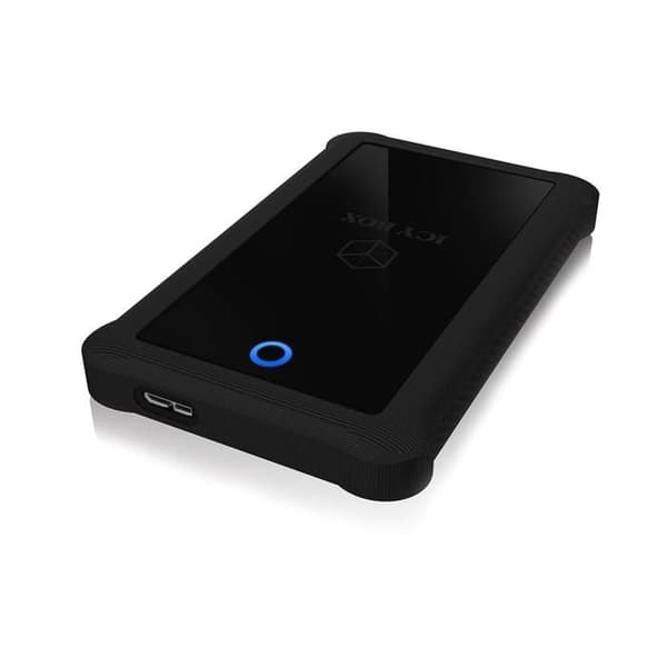 RAIDSONIC ICY BOX IB-233U3-B externt hölje - 2,5" - eSATA 6Gb/s - USB 3.0 - Svart Svart
