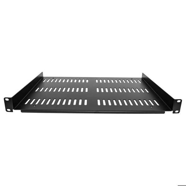 StarTech.com 19 tum 1U Rack Hylla - Universal Ventilerad Rack Hylla - 19" Patch Bay Cantilever Hylla - Ra Förvaring