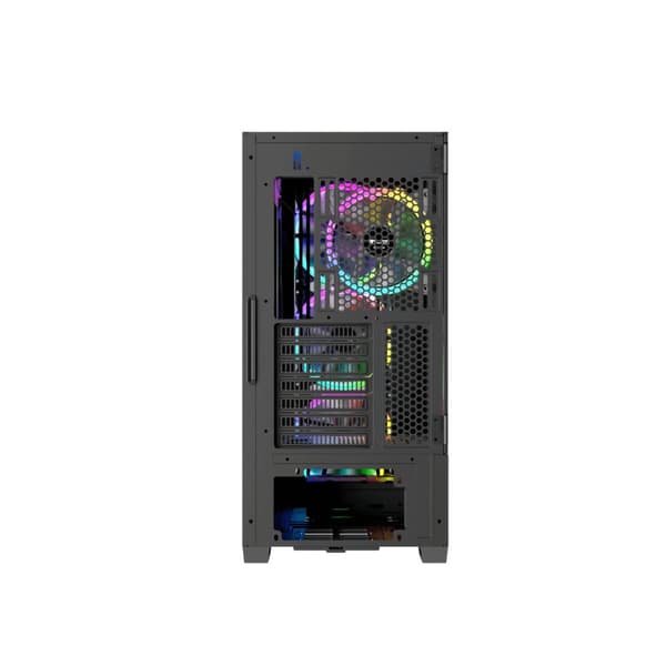 ATX Semi-tårn kasse Nfortec NF-CS-DRACOX-B Sort
