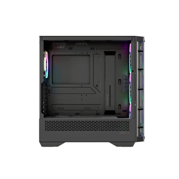 ATX Semitorn Nfortec NF-CS-DRACOX-B Svart