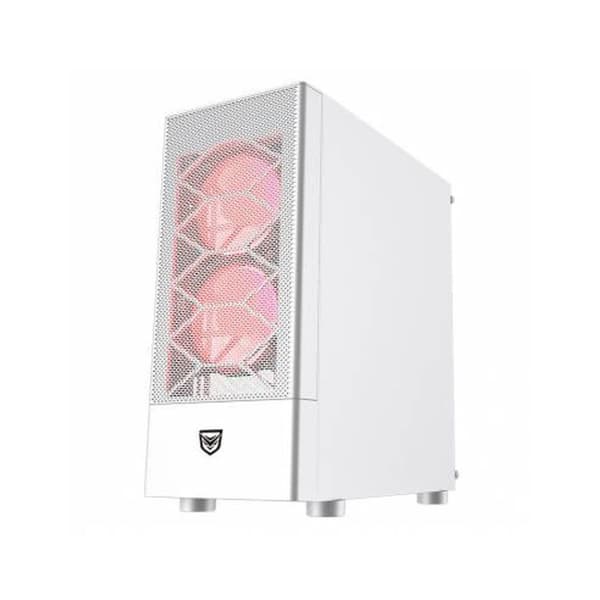 ATX Semi-tårn kasse Nfortec NF-CS-CAELUM-WHITE Hvid