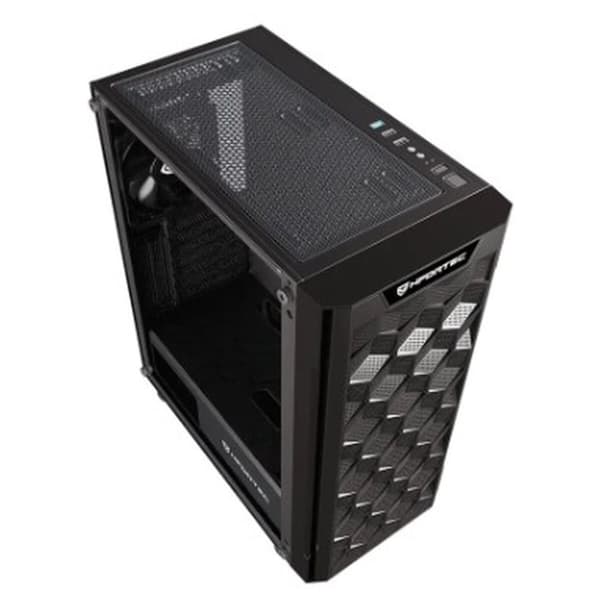 ATX Semi-tårn kasse Nfortec NF-CS-AZIR-B Sort