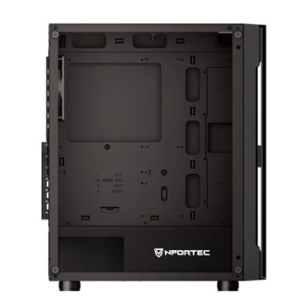 ATX Semi-tårn kasse Nfortec NF-CS-AZIR-B Sort
