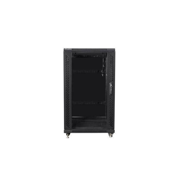 Lanberg Rackskåp 22U 600X600 AUTOENSAMBLADE upp till 60 kg Svart - FF01-6622-12B