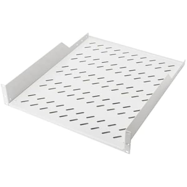 Tablett Fast 19" - Utrustning - Serverställ 2U - Fäste med 2 punkter - Färg Grå