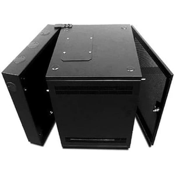 Ventilerad väggskåp - APC - NetShelter WX - 13U - Låsbart front - Svart