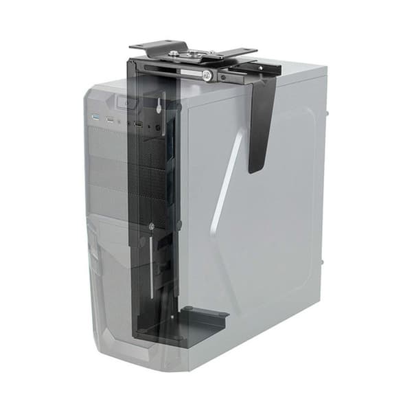 Techly ICA-CS 66 CPU holder Under skrivebordet CPU holder Sort