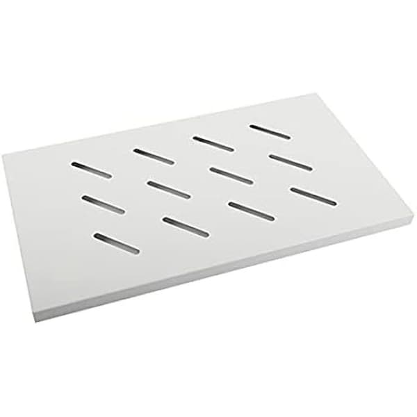 Fast hylla - LANBERG - AK-1001-S - 19'' - Lastkapacitet 20kg - Grå färg