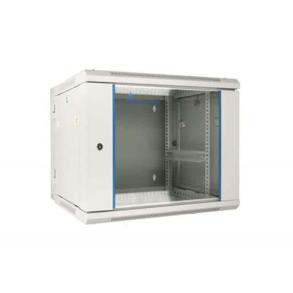 Extralink Wall cinet rack 9U 600x600 grå två sektioner - 5903148912950