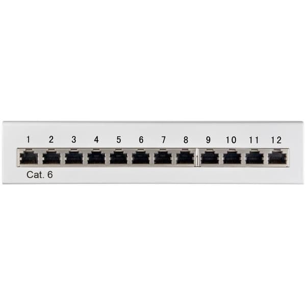 Wentronic nätverksutrustning, Cat 6, Grå