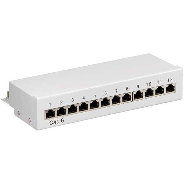 Wentronic nätverksutrustning, Cat 6, Grå Grå