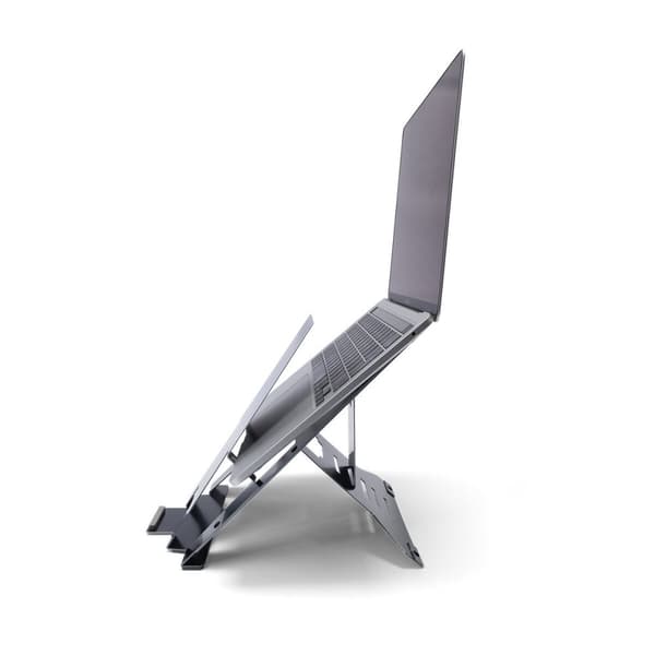 Laptopstöd R-Go RGORIDOCBL Aluminium