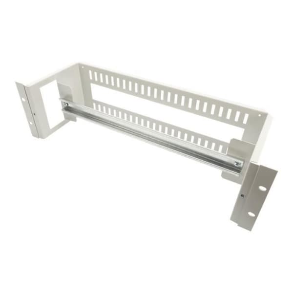 Monteringskit för DIN-skena - DIGITUS Professional - DN-19-DIN-3U - 3U - 19" - Ljusgrå RAL 7035