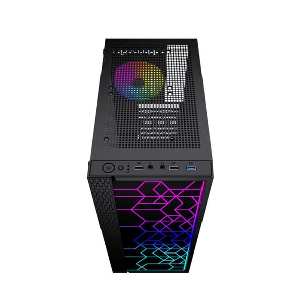 ATX Semitorn GEMBIRD Fornax 2500 ARGB Svart Multicolour