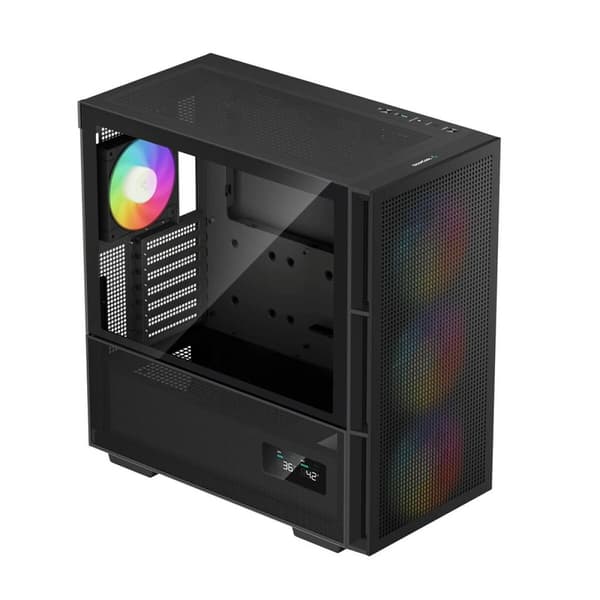 ATX semi-tornikotelo DEEPCOOL CH560 DIGITAL Musta Monivärinen