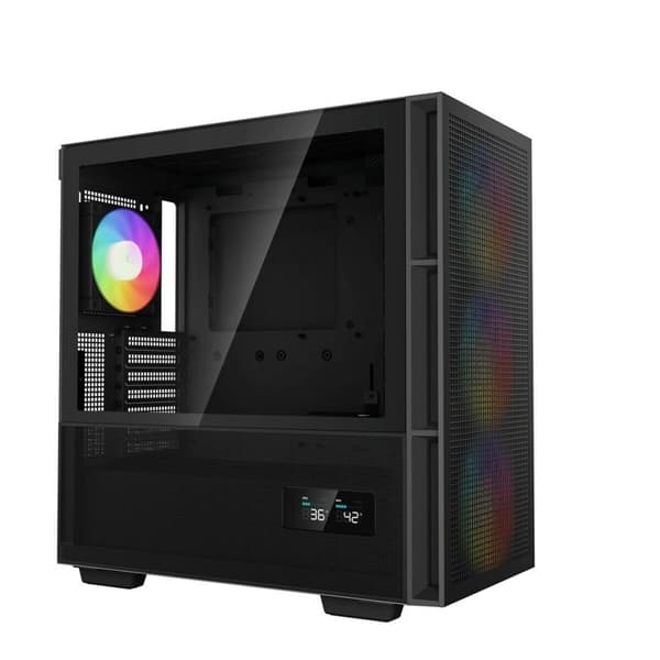 ATX semi-tornikotelo DEEPCOOL CH560 DIGITAL Musta Monivärinen