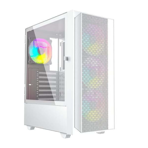 ATX Semi-tårn kasse GEMBIRD Fornax 4000W ARGB Hvid Multifarvet