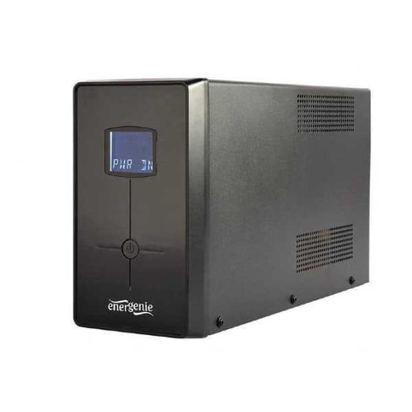ENERGENIE Gembird avbrottsfri strömförsörjning Linjeinteraktivitet 2 kVA 1200 W 5 AC-uttag - Svart