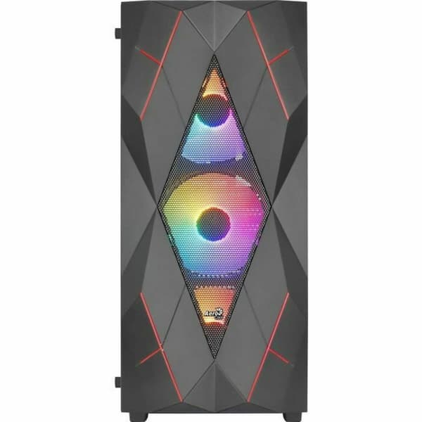 ATX Semitorn Aerocool AEROPGSVOLCAN-G-BK-V1 Svart