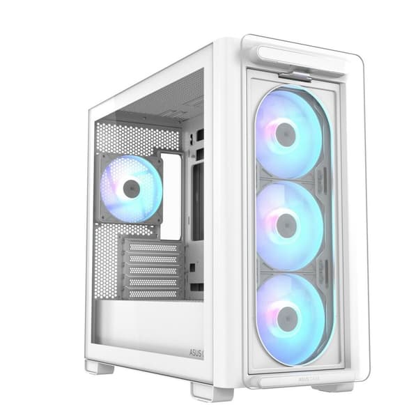 ATX Semi-tårn kasse Asus 90DC00K3-B19010 Hvid Multifarvet