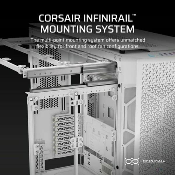 ATX Semi-tårn kasse Corsair CC-9011274-WW Hvid