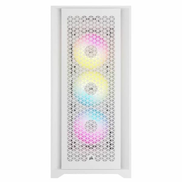 ATX Semi-tårn kasse Corsair 5000D RGB Hvid Multifarvet