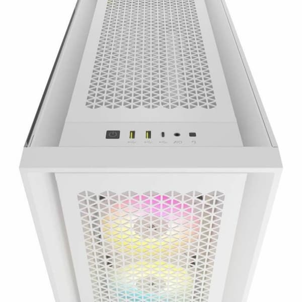ATX Semi-tårn kasse Corsair 5000D RGB Hvid Multifarvet