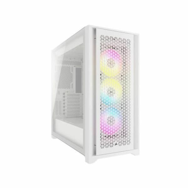 ATX Semi-tårn kasse Corsair 5000D RGB Hvid Multifarvet Hvid