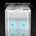 Miniatyrbild 8 av 10: ATX Semitorn Corsair CC-9011274-WW Vit
