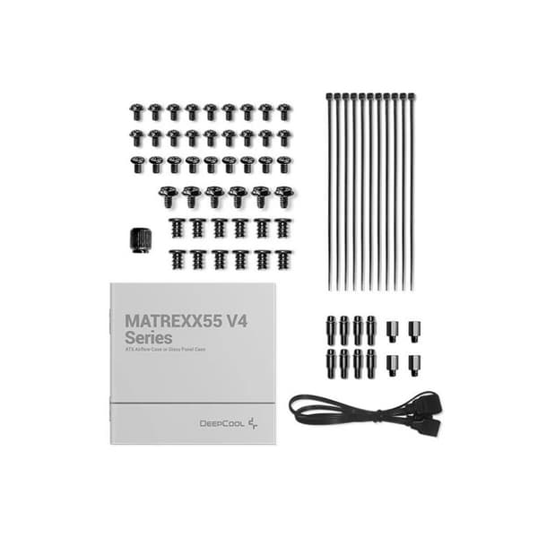 ATX Semi-tårn kasse DEEPCOOL R-MATREXX55-BCAGA4-G-4 Sort