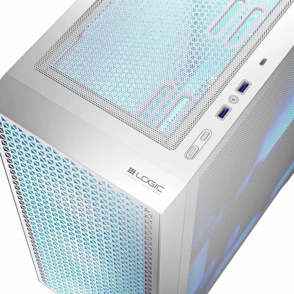 ATX Semitorn Logic AT-DART-PRO-ARGB-20 Vit