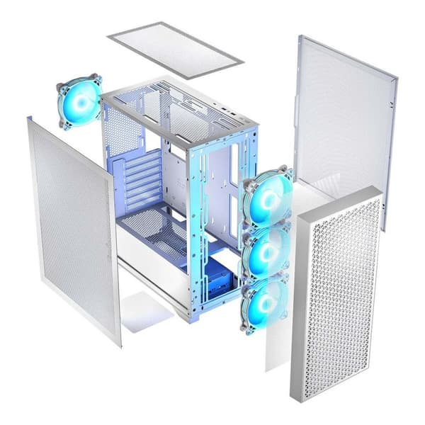 ATX Semitorn Logic AT-DART-PRO-ARGB-20 Vit