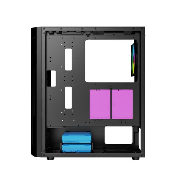 ATX Semitorn GEMBIRD CCC-FC-400X Svart Multicolour