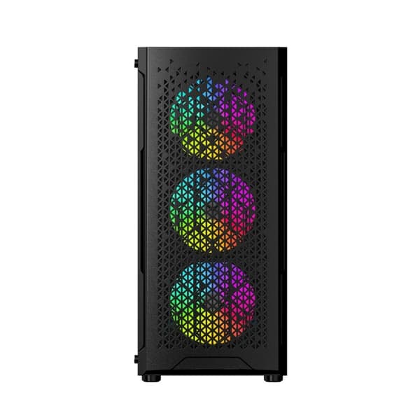 ATX Semitorn GEMBIRD CCC-FC-400X Svart Multicolour