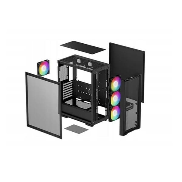 ATX Semitorn DEEPCOOL R-CC560-BKAMA4-G-2 Svart Multicolour