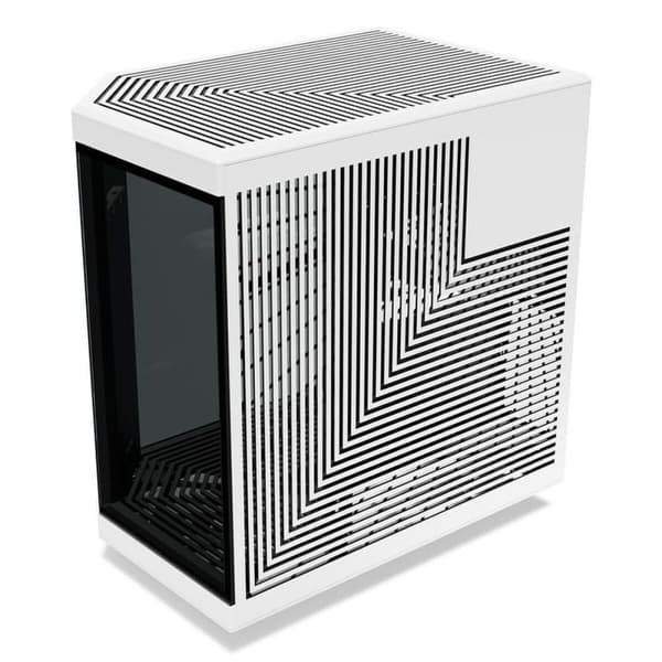 ATX Semi-tårn kasse Hyte CS-HYTE-Y70-BW-L Hvid Sort