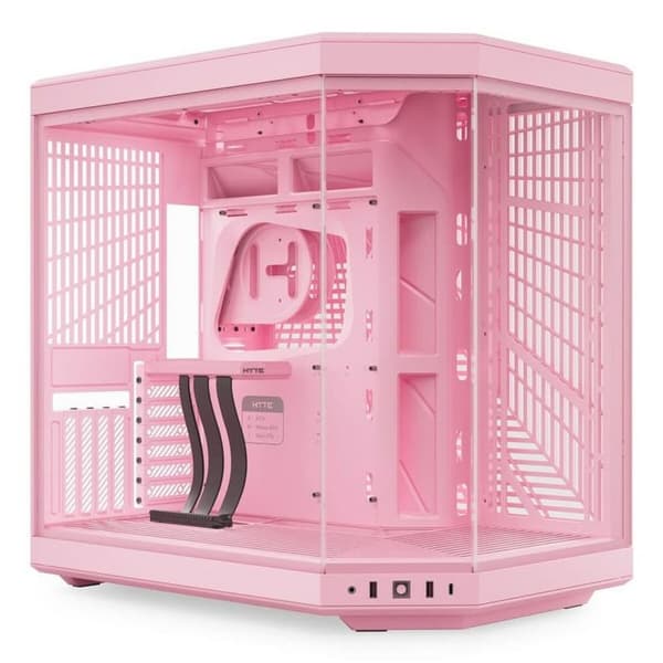 ATX Semi-tårn kasse Hyte CS-HYTE-Y70TTI-WW Pink Lyserød