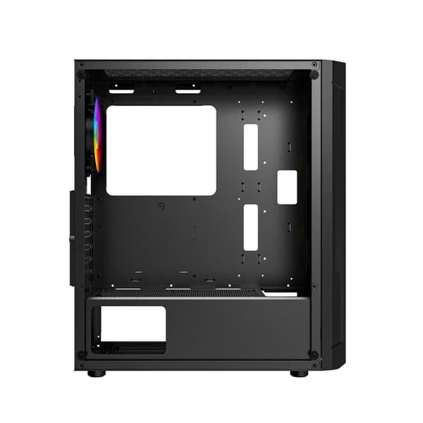 ATX Semi-tårn kasse GEMBIRD CCC-FC-400X Sort Multifarvet