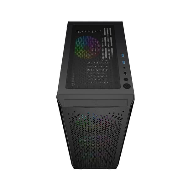 ATX Semi-tårn kasse GEMBIRD CCC-FC-400X Sort Multifarvet