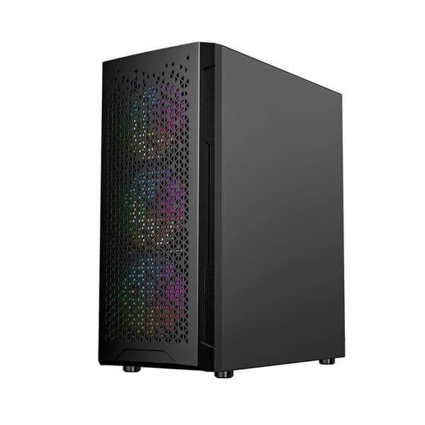 ATX Semi-tårn kasse GEMBIRD CCC-FC-400X Sort Multifarvet