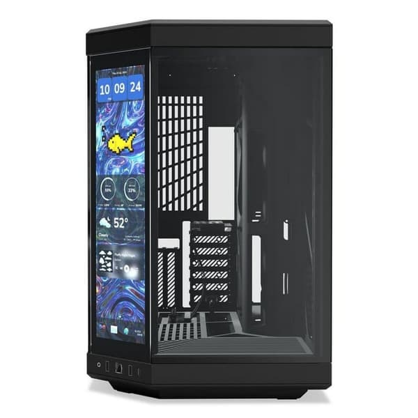 ATX Semi-tårn kasse Hyte CS-HYTE-Y70TTI-BB Sort