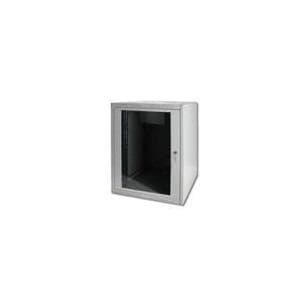 Digitus DN-19 16-U-EC - Vægskab - grå, RAL 7035 - 16U - 48,3 cm (19") (DN-19 16-U-EC)