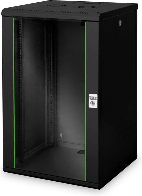 Digitus DN-19 20U-6/6-SW teline Seinäteline Musta