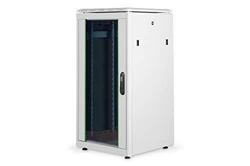 DIGITUS Professional Unique DN-19 22U-6/6-1 - skåp - ljusgrå, RAL 7035 - 22U - 48,3 cm (19") (DN-19 22U-6/6-1)
